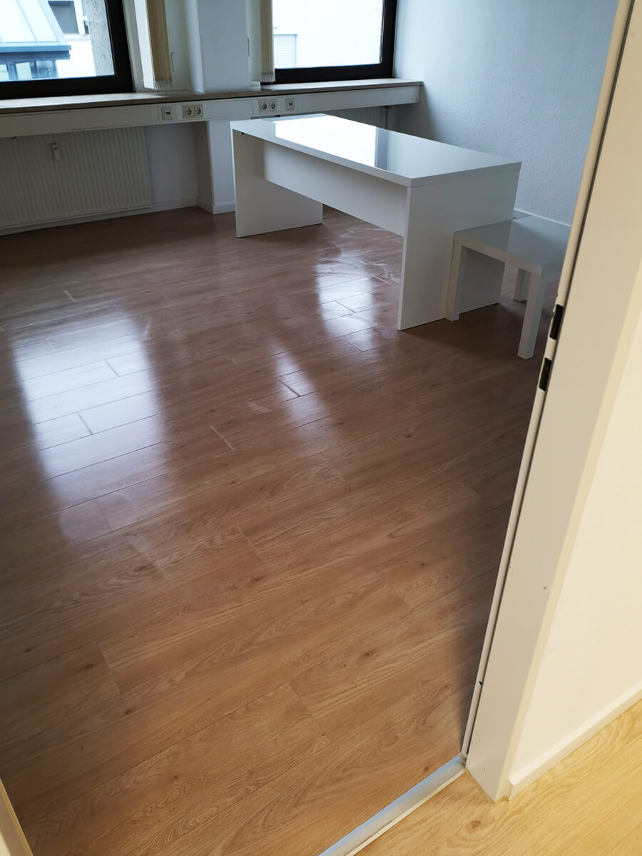Grundreinigung von Büro- und Privaträumen