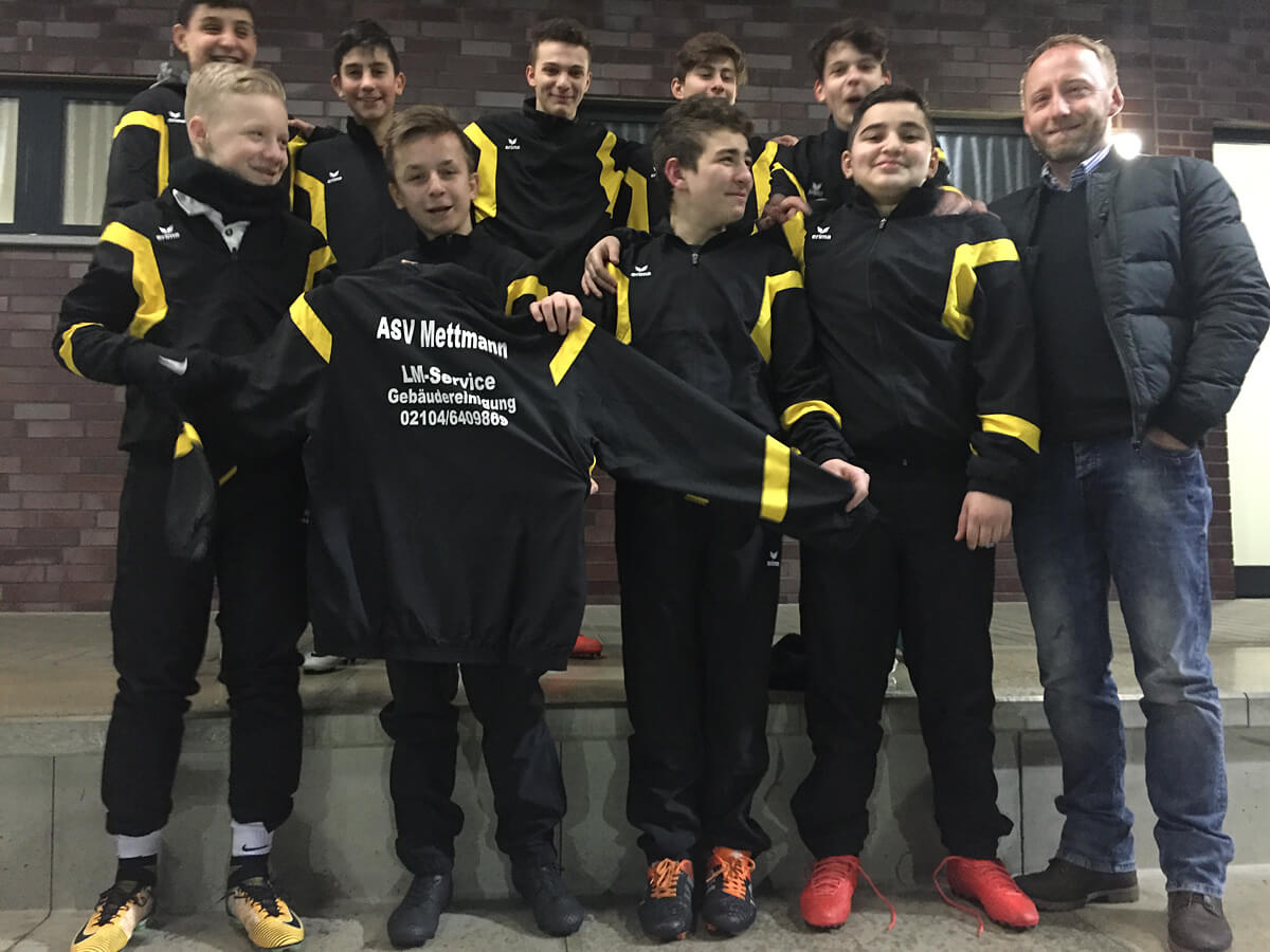 Die Fußballmannschaft des ASV Mettmann